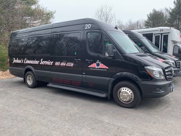 Exterior Image of the Executive Sprinter Provided by Joshua's Limousine
